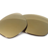 Standard Bronze Mirror Non-Polarized Replacement Lenses Compatible with Fox Racing The Redeem Sunglasses from Fuse Lenses