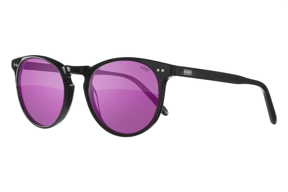 Gloss Black Jupiter Frames with AMP Color Enhancing V26 Lenses – Fuse ...